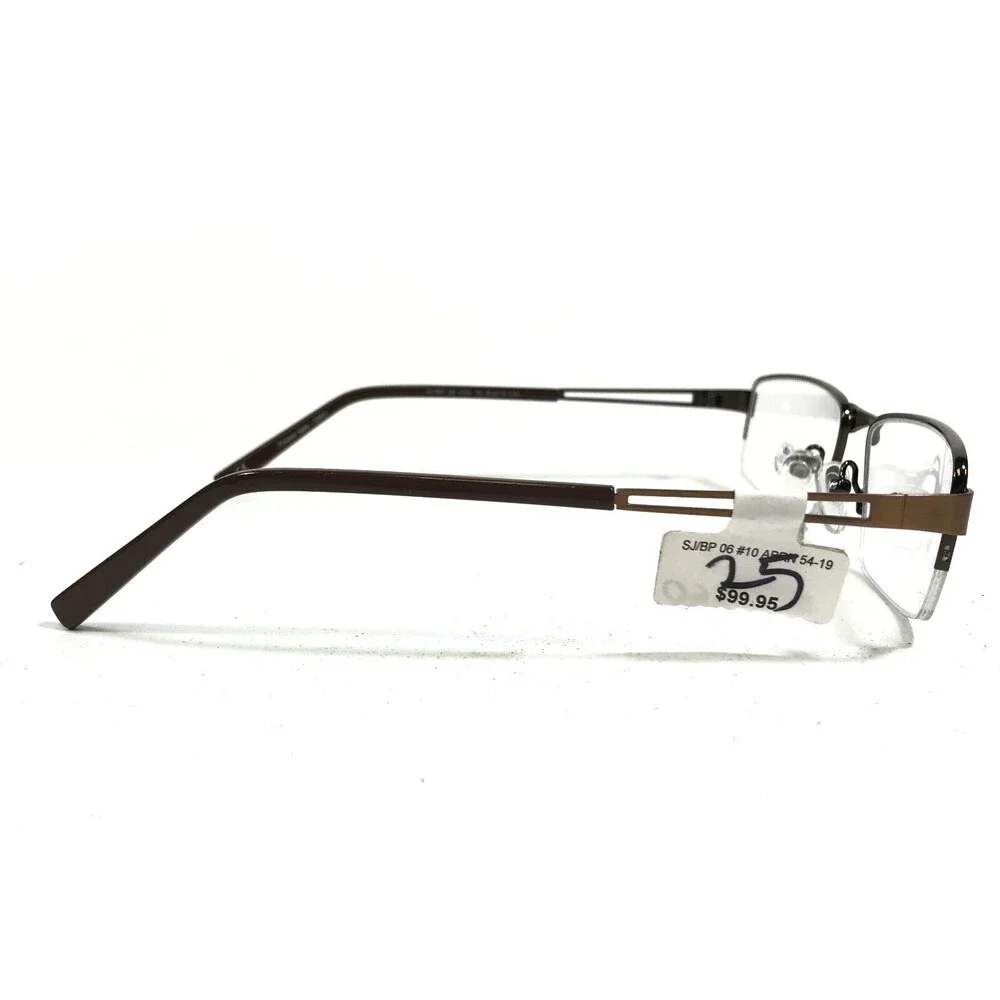 Bayside Prep SJ/BP 06 COL 10 Eyeglasses Frames Brown Rectangular 54-19-135
